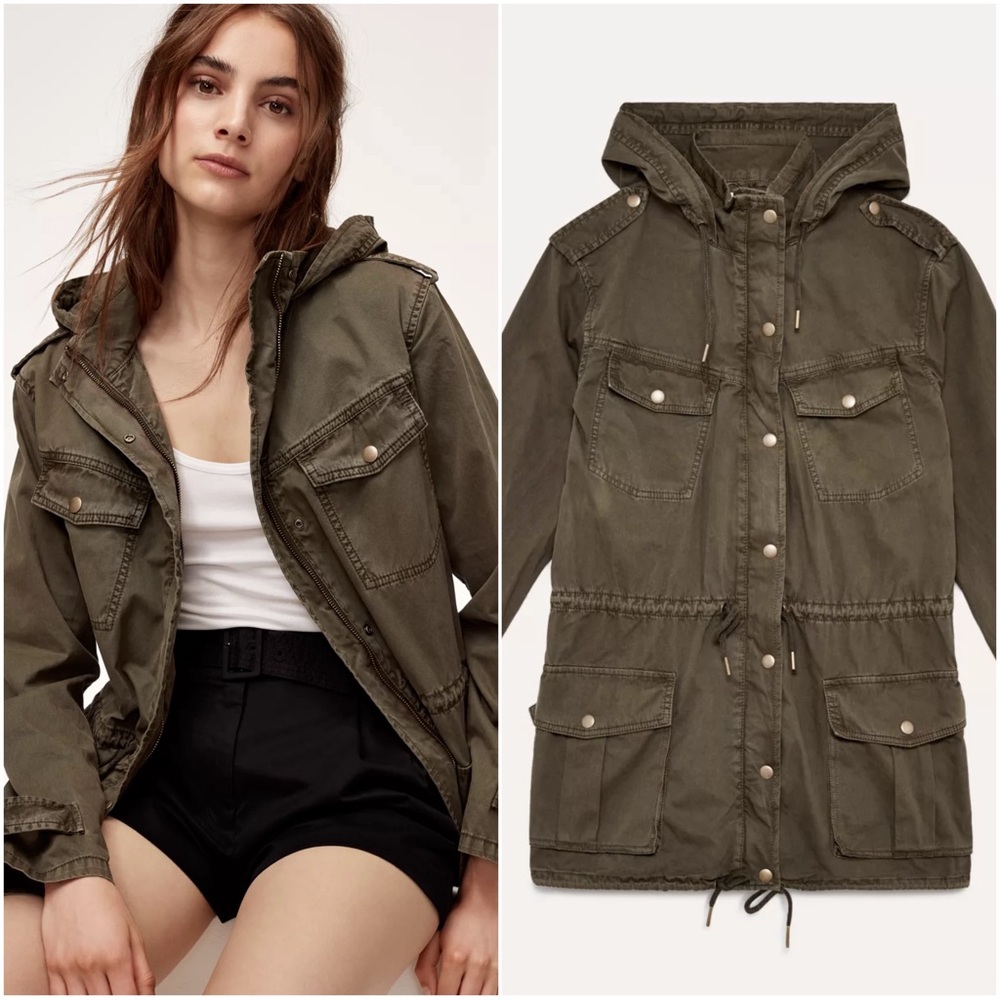 Aritzia Azure Skies Trooper Jacket